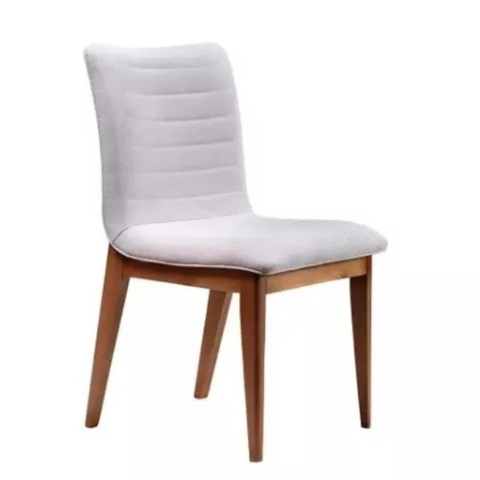 Cadeira de Jantar Cercatto Revestida em Tecido Suede Personal Decor