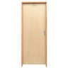 Kit Porta de Madeira Semi-oca Lisa Rodam Mescla - Lado Esquerdo - 2.10 (a) X 0.60 (l) - 1