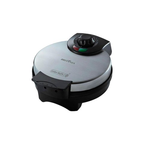 Máquina de Waffle Britânia Golden 850w Cinza 127v
