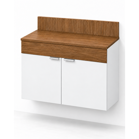 Gabinete para Banheiro Suspenso Continente 100% MDF 15mm