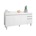 Ver imagem 2 de Balcão de Cozinha com Tampo Marcos Mdp/bp Branco G96 - Gran Belo