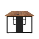 Ver imagem 5 de Plataforma de Trabalho 4 Lugares 2,40m Pé Metal Nogal Pr F5 