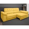 Sofá Capriccio 2,50M Assento com Braço Retrátil e Reclinável Velosuede Canário - 1