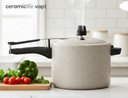 Ver imagem 5 de Panela de Pressão Cerâmic Life Vapt 23cm 7,5L Vanilla Brinox