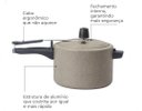 Ver imagem 6 de Panela de Pressão Cerâmic Life Vapt 23cm 7,5L Vanilla Brinox