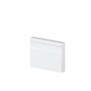 Guarnição Poliestireno 05cm Frisado Branco 41005 Arquitech