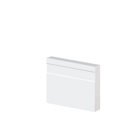 Guarnição Poliestireno 05cm Frisado Branco 41005 Arquitech
