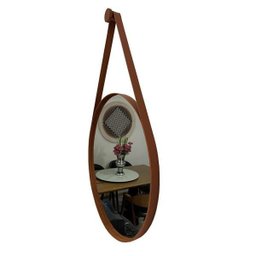 Espelho Adnet Redondo Decorativo com Alça 40cm Completo Caramelo - 2