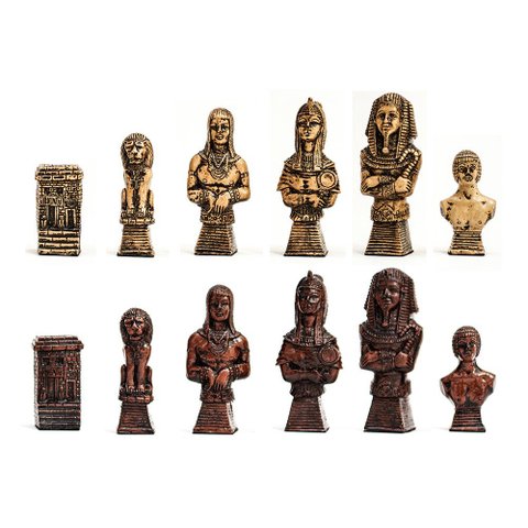Peças de Xadrez em Resina - Coleção Deuses Egícios 774