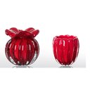Ver imagem 4 de Vaso Trouxinha Cristal Murano Vermelho Intenso Love P