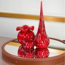 Ver imagem 2 de Vaso Trouxinha Cristal Murano Vermelho Intenso Love P