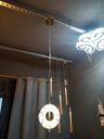 Ver imagem 1 de Pendente Redondo de Cristal Dourado 15cm Led 8w 3500k Bivolt