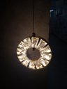 Ver imagem 3 de Pendente Redondo de Cristal Dourado 15cm Led 8w 3500k Bivolt