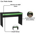 Ver imagem 4 de Mesa Escrivaninha B23 120 Cm Preto Verde Novam