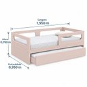 Ver imagem 3 de Bicama Lilo com Grades Removíveis - Cama + Auxiliar Renda