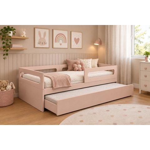 Bicama Lilo com Grades Removíveis - Cama + Auxiliar Renda