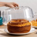 Ver imagem 1 de Boleira Elegance Redonda com Tampa 30cm Branca em Policarbonato Linha Profissional Cook Vem