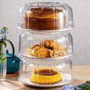 Ver imagem 2 de Boleira Elegance Redonda com Tampa 30cm Branca em Policarbonato Linha Profissional Cook Vem