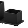 Organizador de Acessórios Duplo Preto 17x7x8,5 Cm - 4