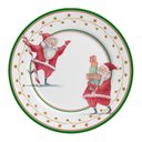 Ver imagem 1 de Conjunto com 6 Pratos Raso Ho Ho Ho Natal Acetinado Ø29cm Alleanza Cerâmica