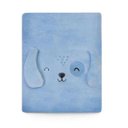 Ver imagem 1 de Cobertor Bebê Microfibra Cachorrinho Azul 1,10m X 85cm Papi