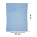 Ver imagem 2 de Cobertor Bebê Microfibra Cachorrinho Azul 1,10m X 85cm Papi