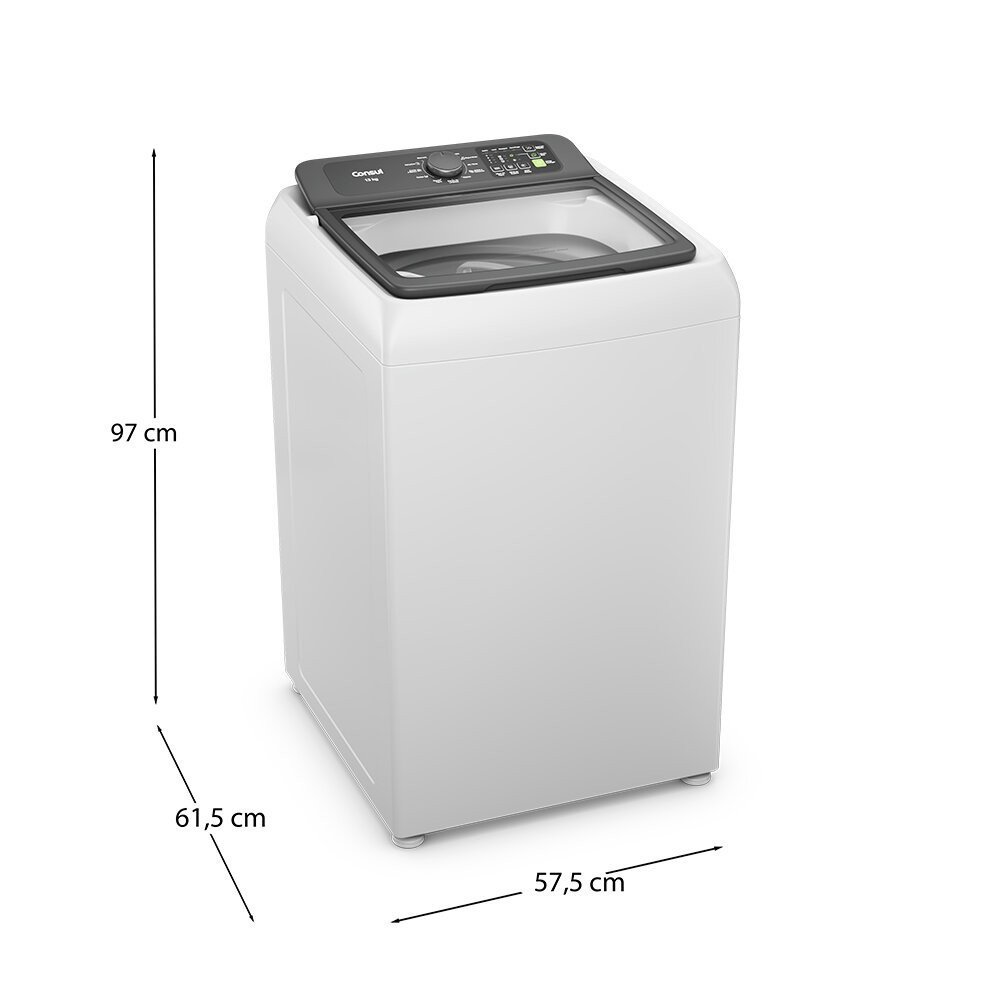 Máquina de Lavar Consul 13 Kg Branca com Modo Eco - Cwn13ab - 8