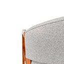 Ver mais imagens de Kit 4 Cadeiras Lithi em Linho Cinza-Claro Design Elegante & Delicado