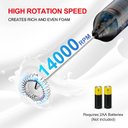 Ver imagem 2 de Espumador de Leite Bonsenkitchen, Portátil, Aço Inox, Bateria Operada