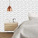 Ver imagem 5 de Papel de Parede Autoadesivo Branco 3d Quarto Lavável
