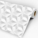 Ver imagem 7 de Papel de Parede Autoadesivo Branco 3d Quarto Lavável
