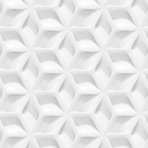 Papel de Parede Autoadesivo Branco 3d Quarto Lavável