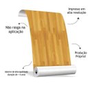 Ver imagem 3 de Papel de Parede Adesivo Madeira Lisa Clara Sala Envio Rápido