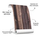 Ver imagem 6 de Papel de Parede Adesivo Madeira Rustica Escura Quarto Cozinha Sala Auto-colante