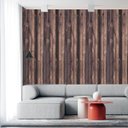 Ver mais imagens de Papel de Parede Adesivo Madeira Rustica Escura Quarto Cozinha Sala Auto-colante