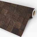 Ver imagem 1 de Papel de Parede Adesivo Madeira Quadriculada Escura Quarto Cozinha Sala Auto Colante