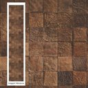 Ver imagem 2 de Papel de Parede Adesivo Madeira Quadriculado Quarto Cozinha Sala Resistente a Água