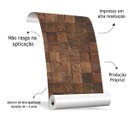 Ver imagem 4 de Papel de Parede Adesivo Madeira Quadriculado Quarto Cozinha Sala Resistente a Água