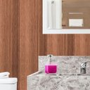 Ver imagem 7 de Papel de Parede Adesivo Madeira Lisa Clara Quarto Cozinha Sala Auto-colante