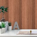 Ver imagem 4 de Papel de Parede Adesivo Madeira Lisa Clara Quarto Cozinha Sala Auto-colante