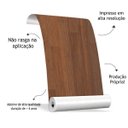 Ver imagem 2 de Papel de Parede Adesivo Madeira Lisa Escura Sala Quarto Cozinha Resistente a Água