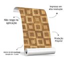 Ver imagem 3 de Papel de Parede Adesivo Madeira Arabesco Quadriculado Cozinha Quarto Sala Envio Rápido