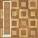Ver imagem 5 de Papel de Parede Adesivo Madeira Arabesco Quadriculado Cozinha Quarto Sala Envio Rápido