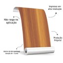 Ver imagem 3 de Papel de Parede Adesivo Madeira Lisa Clara Cozinha Quarto Sala Resistente a Água