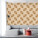 Ver imagem 6 de Papel de Parede Adesivo Madeira Quadriculado Cozinha Quarto Sala Auto-adesivo