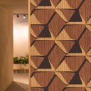 Ver imagem 2 de Papel de Parede Adesivo Madeira Abstrato Cozinha Quarto Sala Resistente a Água