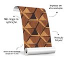 Ver imagem 5 de Papel de Parede Adesivo Madeira Abstrato Cozinha Quarto Sala Resistente a Água