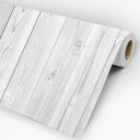 Ver imagem 5 de Papel de Parede Adesivo Madeira Lisa Branca Cozinha Quarto Sala Vinílico Fosco