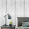 Papel De Parede Adesivo Madeira Lisa Branca Cozinha Quarto Sala Vinílico Fosco - 4