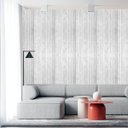 Ver imagem 2 de Papel de Parede Adesivo Madeira Lisa Branca Cozinha Quarto Sala Vinílico Fosco